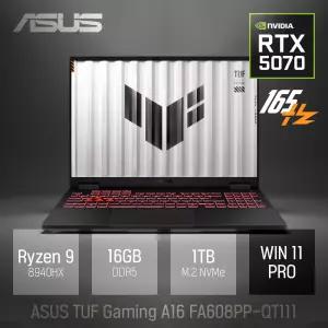 ⓒ ASUS TUF Gaming A16 FA608PP-QT111 16GB 1TB WIN11  / 16인치 게임 편집용 고성능 코딩 캐드 노트북