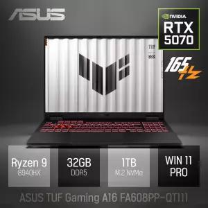 ⓒ ASUS TUF Gaming A16 FA608PP-QT111 32GB 1TB WIN11 / 16인치 게임 편집용 고성능 코딩 캐드 노트북