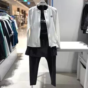 아레나 여아 이지에즈 집업 래쉬가드 3PCS 세트 A5BG1GS82BLK 604454