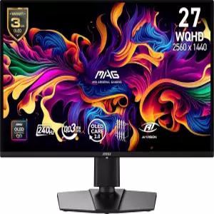 MSI MAG 274QP QD-OLED X24 27인치 2560 x 1440 QHD 게이밍 모니터 240Hz 어댑티브 싱크 HDMI