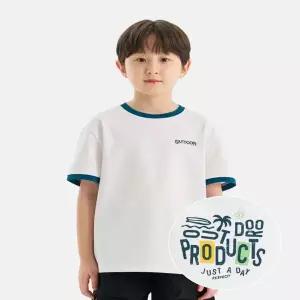 [아웃도어프로덕츠키즈]  링거 백 그래픽 반팔 티셔츠 (오프 화이트) OD262ISS13_OWH