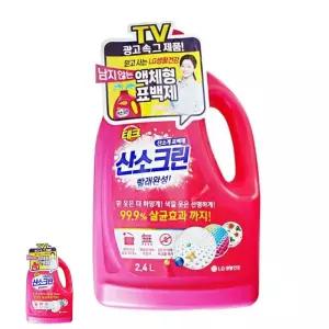 거품세제 LG 테크 산소크린 플러스 액체형 세제 세탁세제