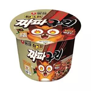[하프클럽/기타]큰컵라면 농심 앵그리 짜파구리 106g 16개
