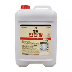 대용량간장 진간장 15L 마일드 식당용간장 간장 샘표 덕용간장