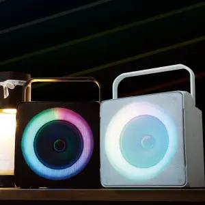 [휴먼월드] 머레이 레인보우 LED 블루투스 노래방기계 RAINBOW