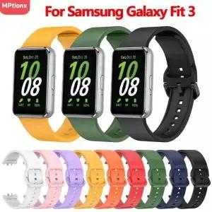 삼성 Fit3 밴드 액세서리에 대한 실리콘 스트랩 시계 팔찌 교체 스포츠