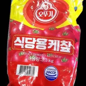 토마토 케찹 오뚜기 파우치 33kg 식당용 케첩 캐찹