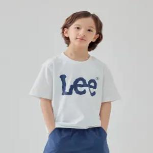Lee 키즈 키즈 빅 트위치 스탠다드핏 반팔 티 네이비 LK2502ST02NA