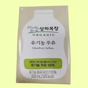 상하목장 유기농 멸균우유 200ml 48팩
