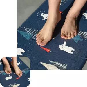 마이한 욕실 국산 고밀도 도톰한 양면 부엌매트 14T 주방 PVC 95x45