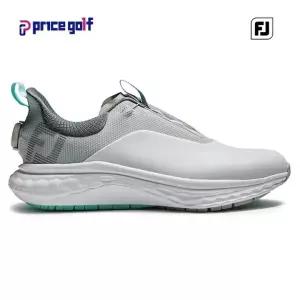 [풋조이 정품] Quantum BOA 골프화 [56998] [White, Grey, Teal].