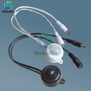 히든센서 5V USB 바디 PIR 센서 자동 스위치 라이트 LED 스트립 24V 휴먼 검출기 DC12V