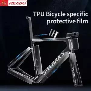 도로용 MTB 자전거 프레임용 T 스크래치 방지 보호 필름 크롭형 범용 스티커