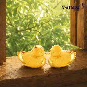 베라토 24K 순금 원앙 한돈 오브제 암(雌) 수(雄) 3.75g