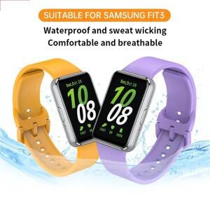 삼성 갤럭시 Fit3 밴드 액세서리에 대한 실리콘 스트랩 삼성 갤럭시 Fit3 시계 팔찌 교체 스포츠 시계 밴드
