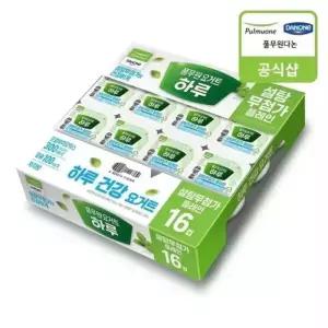 풀무원 하루요거트 컵 설탕무첨가 플레인 80gx16컵