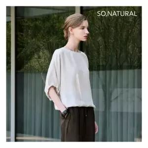 쏘내추럴 26SS Naia 아세테이트 100 블라우스 2종 런칭 가격 79,900원 1127489