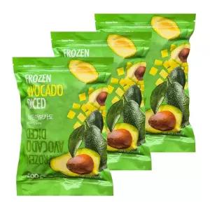 웰루츠 냉동 아보카도 다이스 500g 3개