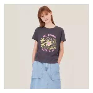 [베네통]스마일 플라워 썸머 티셔츠_BATSB3631