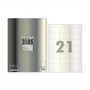 폼텍 라벨지 LC-3105 21칸 반투명 63.5x38.1 (1개입)