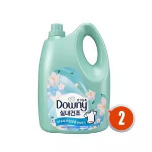 다우니 섬유유연제 실내건조 4L x2개 / 대용량