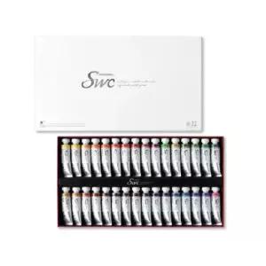 아트박스 아트피스 신한 최고급 수채화 물감 SWC 15ml 32색 세트