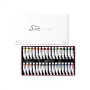 f20 41879 신한 스페셜수채화물감SWC 32색 15ml 전문가용 1개 1개입