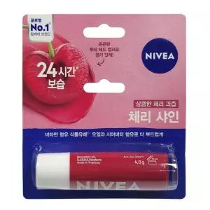 니베아 립케어 체리 샤인 4.8g x 3개