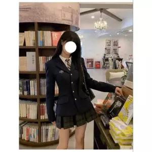 프레피룩 영국교복세트 자켓 졸업사진 치마 놀이공원 여자