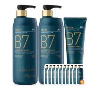 B7 약산성 탈모 샴푸 (초특가 브랜드 세일) 1000ml+1000ml+200ml+10매