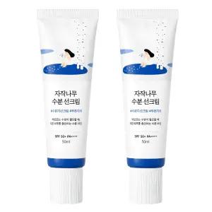 라운드랩 자작나무 수분 선크림 SPF50+ PA++++ 2개 50ml