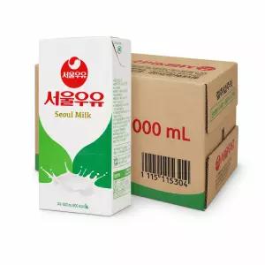 서울우유 멸균우유 1000ml 10입