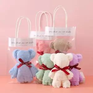 곰 수건 타월 타올 행주 선물용 극세사 답례품 저렴한 핸드 생일파티 세면 귀여운 선물
