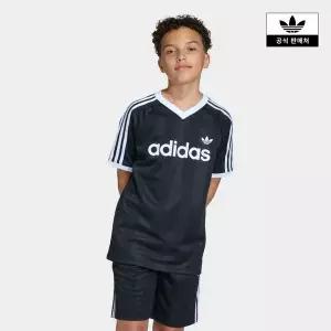 [아디다스키즈](천안아산점)[adidas kids] (A130-A160)루즈 저지 티셔츠 (KG5300)