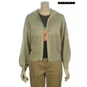 매장정품 SISLEY 시슬리 탈 메쉬 후드 집업 가디건 SAKCC2631 SAKCC2631-NA 1768963