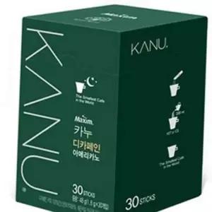 미니 카누 디카페인 스틱 카누 아메리카노 인스턴트 30개 사무실 홈카페