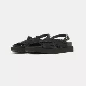 국내 정품 슈콤마보니 [셀럽 착용]Mellow sandal(black) DG2AM26023BLK-P