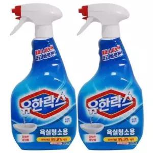 청소세제 유한락스 욕실청소용 2입 600ml