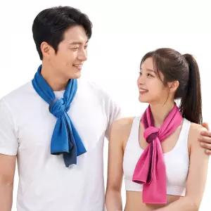105cm 쿨타올 안벗겨지는 특대형 쿨링 냉감 아이스 스포츠 수건 타월 쿨스카프