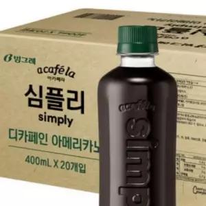 심플리 디카페인 아카페라 1박스 아메리카노 20개
