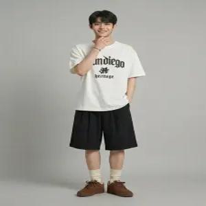 행텐주니어 행텐틴즈 턱 6부 버뮤다팬츠14570-037-404-31-055_SC