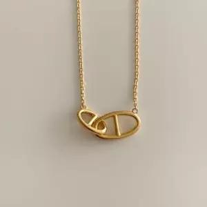 여성목걸이 silver necklace 38 Erline 925 A