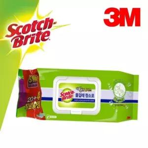대형 호환 더블액션 24매 물걸레 바닥 플러스 청소포 청소 막대걸레