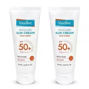 바세린 바세린 페이스 앤 바디 모이스처 선크림 150ml SPF50+ PA++++ 2개