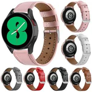 42mm 갤럭시워치6클래식 46mm 스트랩 시계줄 가죽밴드 시계줄 스트랩 가죽밴드 6 갤럭시워치