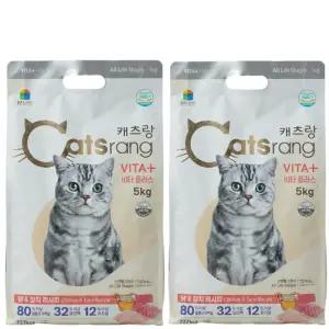 캐츠랑 비타플러스 전연령 고양이 사료 5kg x 2