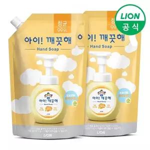 아이깨끗해 폼 핸드워시 대용량 1.8L 스파우트(순) 2개