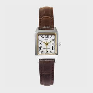 CASIO 카시오 LTP-V007L-7B2 여성 가죽밴드 심플 손목시계