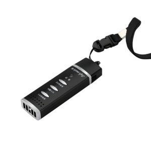 USB 충전식 전자호각 세이프메이트3긴급경보LED 전자호루라기 전자휘슬 LED후레쉬 안전경보