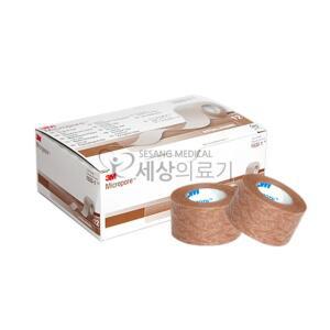 3M 의료용 마이크로포어 살색종이반창고 1533-1 12ea 3M반창고 마이크로포 종이반창고 병원종이반창고